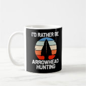 Mug Funny Flint Arrowhead Pierres Collecte (Gauche)