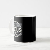 Mug Funny Focus Humour drôle Graphique (Devant gauche)
