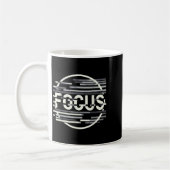 Mug Funny Focus Humour drôle Graphique (Gauche)