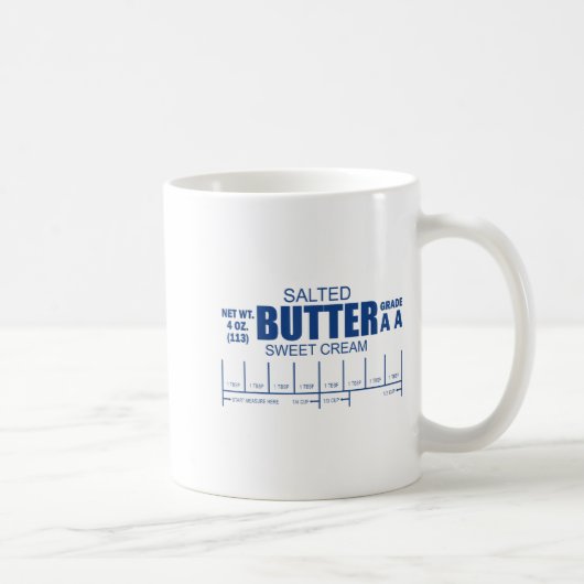 Mug Funny Foodie Baker Baking Salted Butter (Droite)