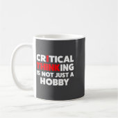 Mug Funny For Skeptics - Critical Thinking Quotes Scie (Gauche)