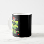 Mug Funny Forced Family Fun Christmas Holiday Men Kids (Devant gauche)