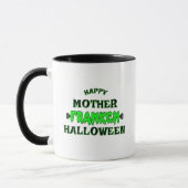Mug Funny Frankenstein Heureuse mère Franken Halloween (Gauche)