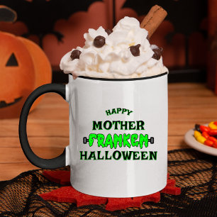 Mug Funny Frankenstein Heureuse mère Franken Halloween