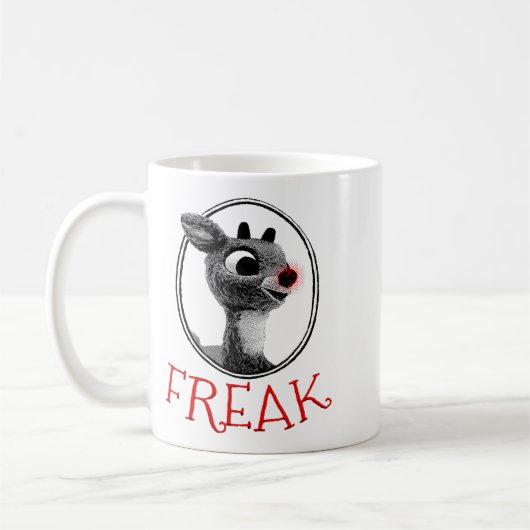 Mug Funny Freak Rudolph The Red Nosed Reindeer Christm (Gauche)