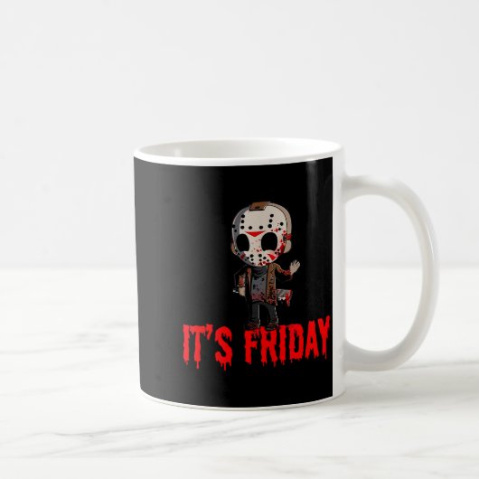 Mug Funny Friday 13th Funny Halloween Horror (Droite)