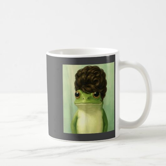 Mug Funny Frog Beehive Bob Haircut Meme  (Droite)