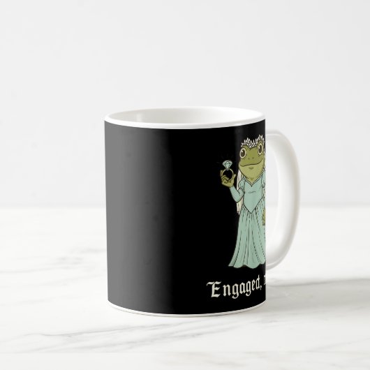Mug Funny Frog Engagement Matching Couples Tee Snarky  (Devant droit)