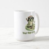 Mug Funny Frog Golf  - Your Hole is My Goal (Devant droit)
