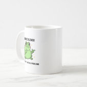 Mug Funny Frog Me No Problemo Narrator But It Was All (Devant gauche)