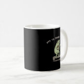 Mug Funny Frog Off To Praise The Lord Christian Scoote (Devant droit)