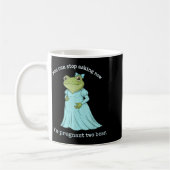 Mug Funny Frog Pregnancy Announcement Medieval Pregnan (Gauche)
