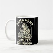 Mug Funny Frog Sana Sana Colita De Rana Cute Mexican N (Gauche)