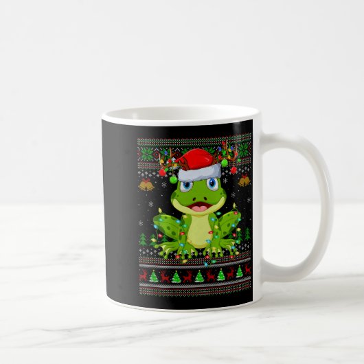 Mug Funny Frog Ugly Christmas Sweaters Holiday Santa C (Droite)