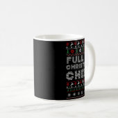 Mug Funny Full Of Christmas Cheer Beer Ugly Matching C (Devant droit)