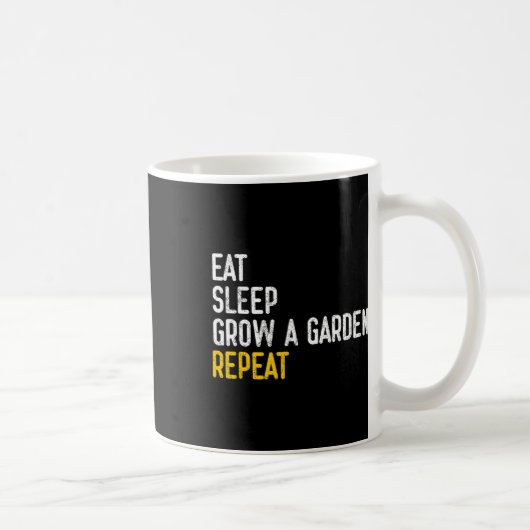 Mug Funny Game Eat Sleep Grow A Garden Repeat Gamer De (Droite)
