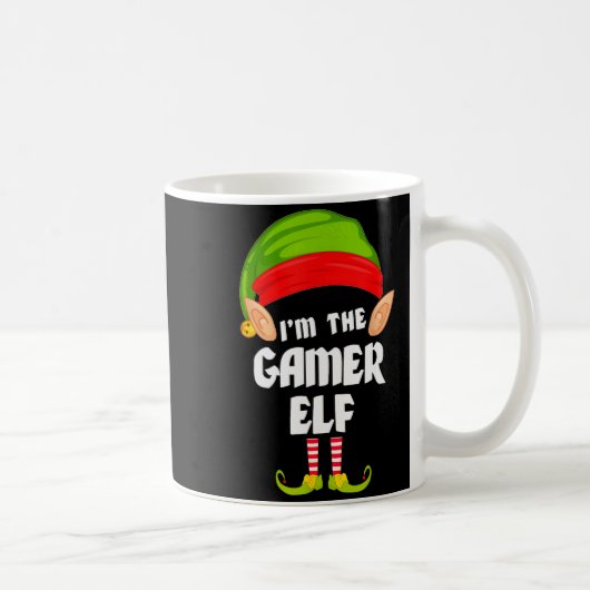 Mug Funny Gamer Elf Matching Family Group Pj Christmas (Droite)