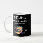 Mug Funny Gamer Pregnancy Announcement – Bruh New Play (Gauche)