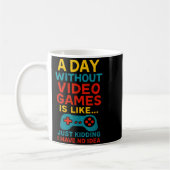 Mug Funny Gamer Saying Graphic Tee Men Boys Teens Vide (Gauche)