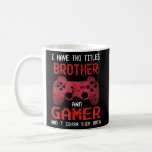Mug Funny Gamer Vintage Video Games For Boys Brother<br><div class="desc">Funny Gamer Vintage Video Games For Boys Brother So n Gift. Perfect gift for your dad,  mom,  papa,  men,  women,  friend and family members on Thanksgiving Day,  Christmas Day,  Mothers Day,  Fathers Day,  4th of July,  1776 Independent day,  Veterans Day,  Halloween Day,  Patrick's Day</div>