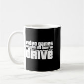 Mug Funny Gaming New Driver Video Game Driving Instruc (Gauche)