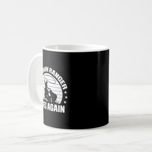 Mug Funny Garden And Mow Fields Sayings The Lawn Range (Devant gauche)
