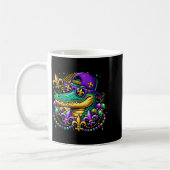 Mug Funny Gator Mardi Gras  (Gauche)