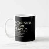 Mug Funny Geek Gift Time Travel Paradox (Gauche)