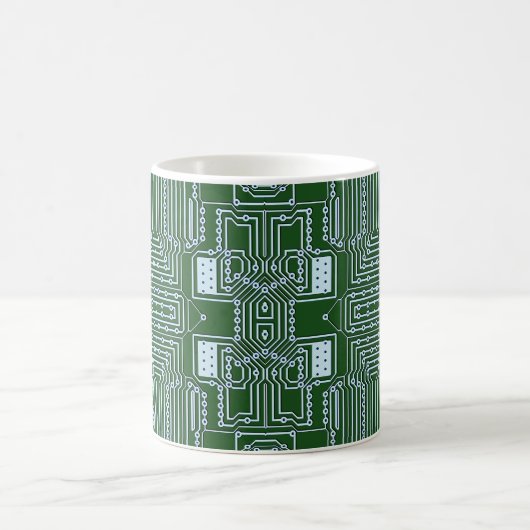 Mug Funny Geeky Nerd Motif de carte de circuit informa (Centre)