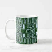 Mug Funny Geeky Nerd Motif de carte de circuit informa (Gauche)