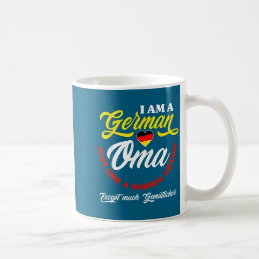 Mug Funny Germany German Oma German Granny Deutsche Om (Droite)