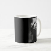 Mug Funny Ghost Hand Heart Sign Soky Costume Halloween (Devant droit)