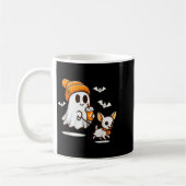 Mug Funny Ghost Walking Chihuahua Dog Halloween Women  (Gauche)
