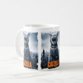 Mug Funny Giant Cat Monster Feline Humours Amoureux de (Devant gauche)