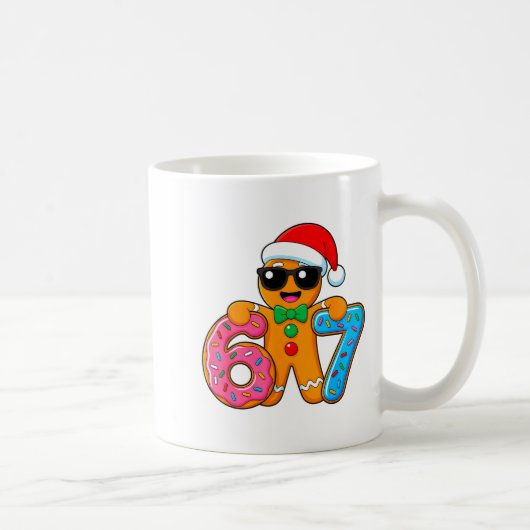 Mug Funny Gingerbread Six Seven 67 Ice Cream Drip Chri (Droite)