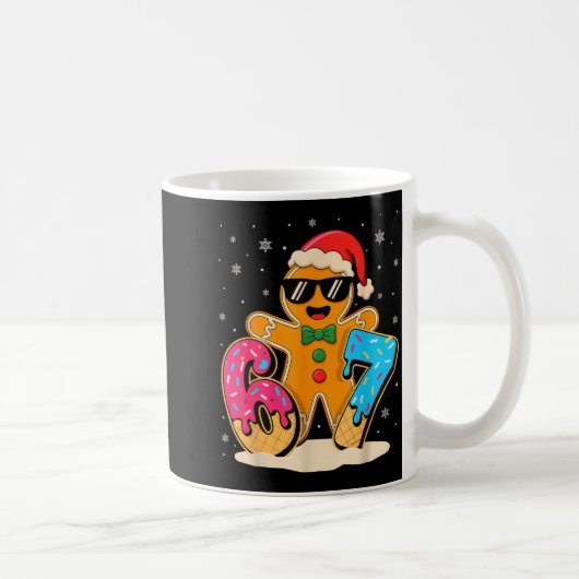 Mug Funny Gingerbread Six Seven 67 Ice Cream Drip Chri (Droite)