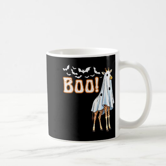 Mug Funny Giraffe Ghost Boo Shirt Cute Animal Hallowee (Droite)