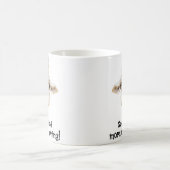 Mug Funny Giraffe Good Morning Salutation Faune (Centre)