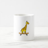 Mug Funny Giraffe Lover Giraffe Skateboard (Centre)