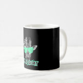 Mug Funny Giraffe Moo Dans le zoo de Goat (Devant droit)
