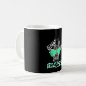 Mug Funny Giraffe Moo Dans le zoo de Goat (Devant gauche)