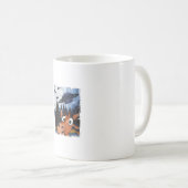 Mug Funny Giraffe UFO Zoo animal Weird meme Graphisme (Devant droit)