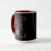 Mug Funny Gnome Joyeux Noël (Devant gauche)