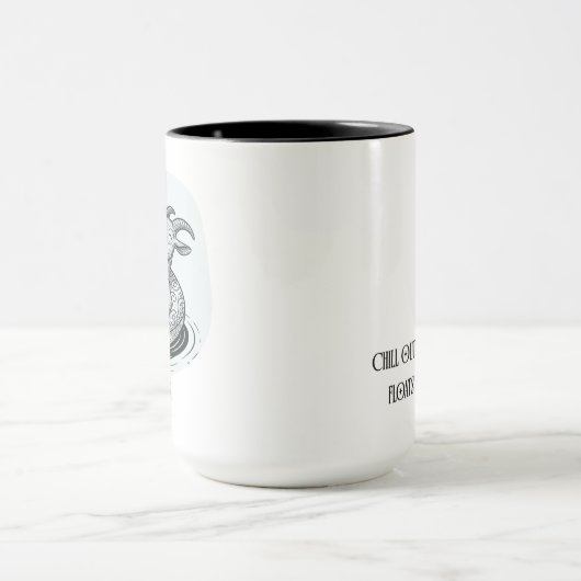 Mug Funny Goat Capricorn Zodiac Birthday Christmas (Centre)