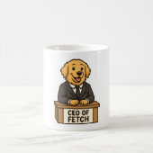 Mug Funny Golden Retriever dans un design de chien de (Centre)