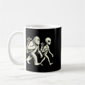 Mug Funny Golf Bigfoot Sasquatch Alien Ufo Golfer  (Gauche)