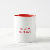 Mug Funny Golf de Noël Golf Ball Rouge (Centre)