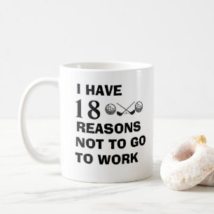 Mug Funny Golf dire pour un golfeur