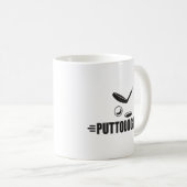 Mug Funny Golf, Putting (Devant droit)