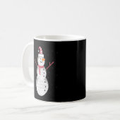 Mug Funny Golf Snowman Noël Nouvel An Cadeau (Devant gauche)